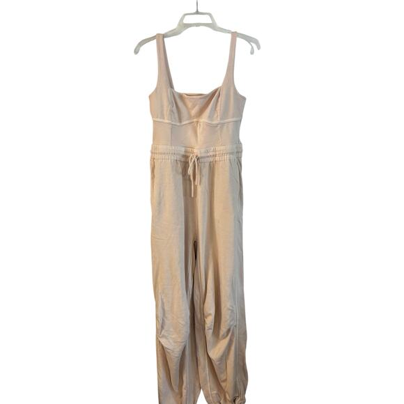 Free People FP Movement Inbound Jumpsuit in Cashmere Size Medium NWOT - Picture 1 of 8